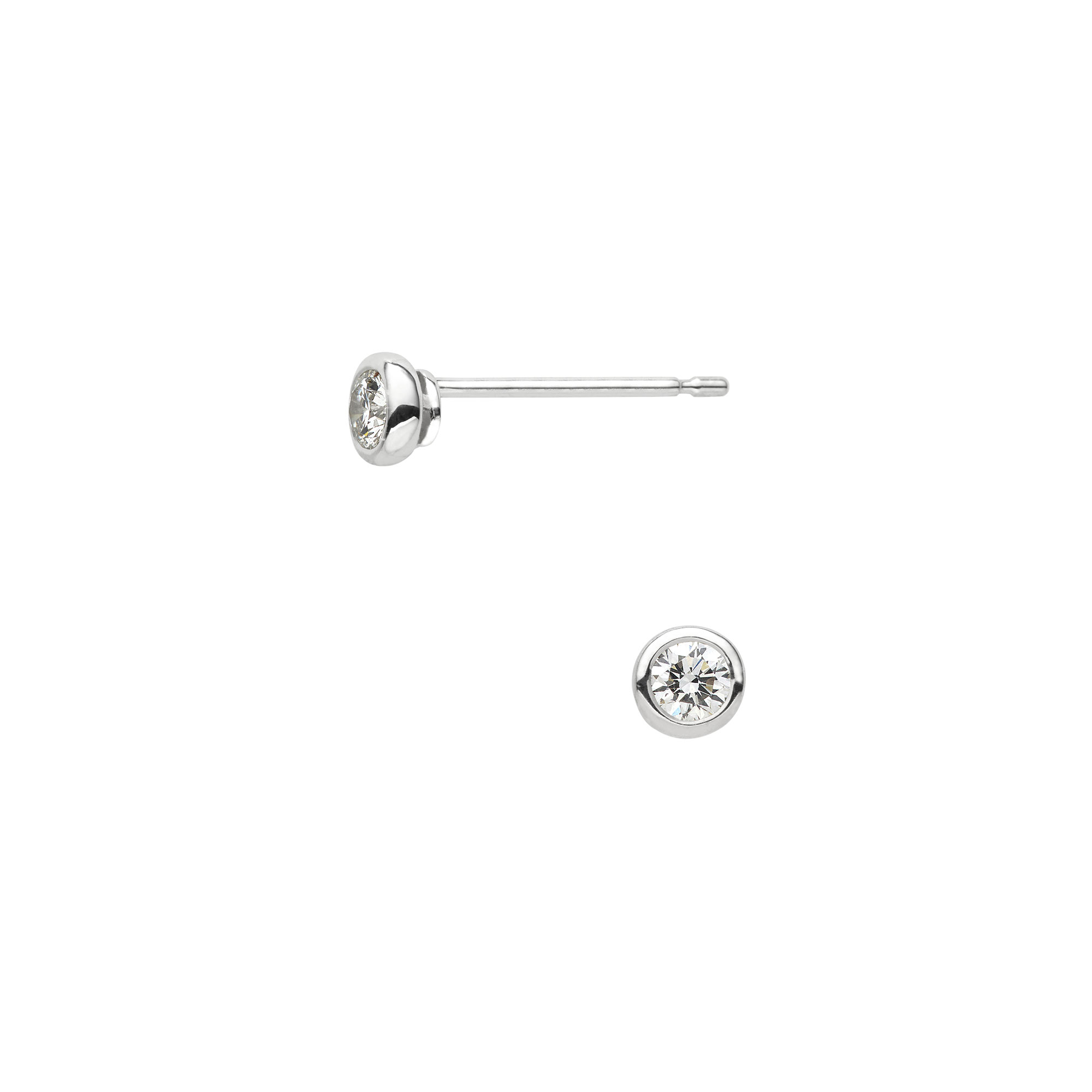 ダイヤモンド セルクル ピアス