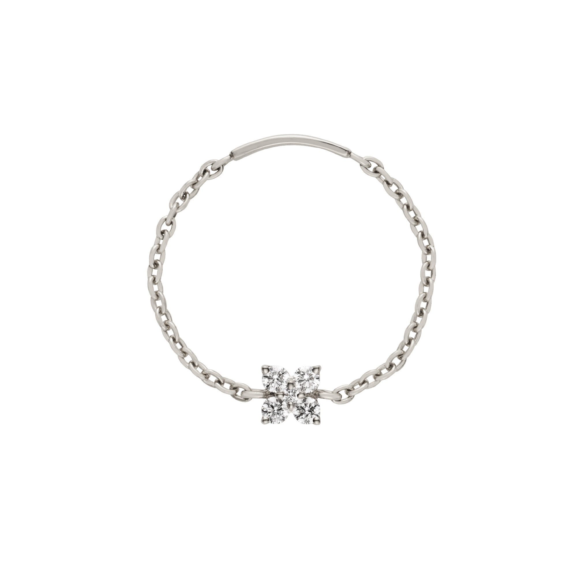 ダイヤモンド カローラ チェーンリング