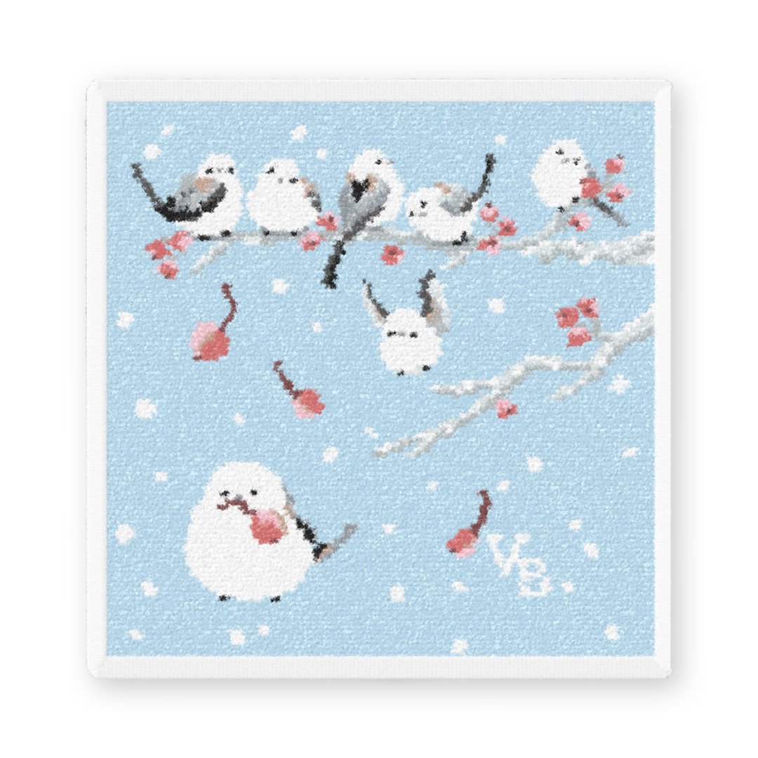 ヴァンドームブティック×フェイラー シマエナガハンカチ