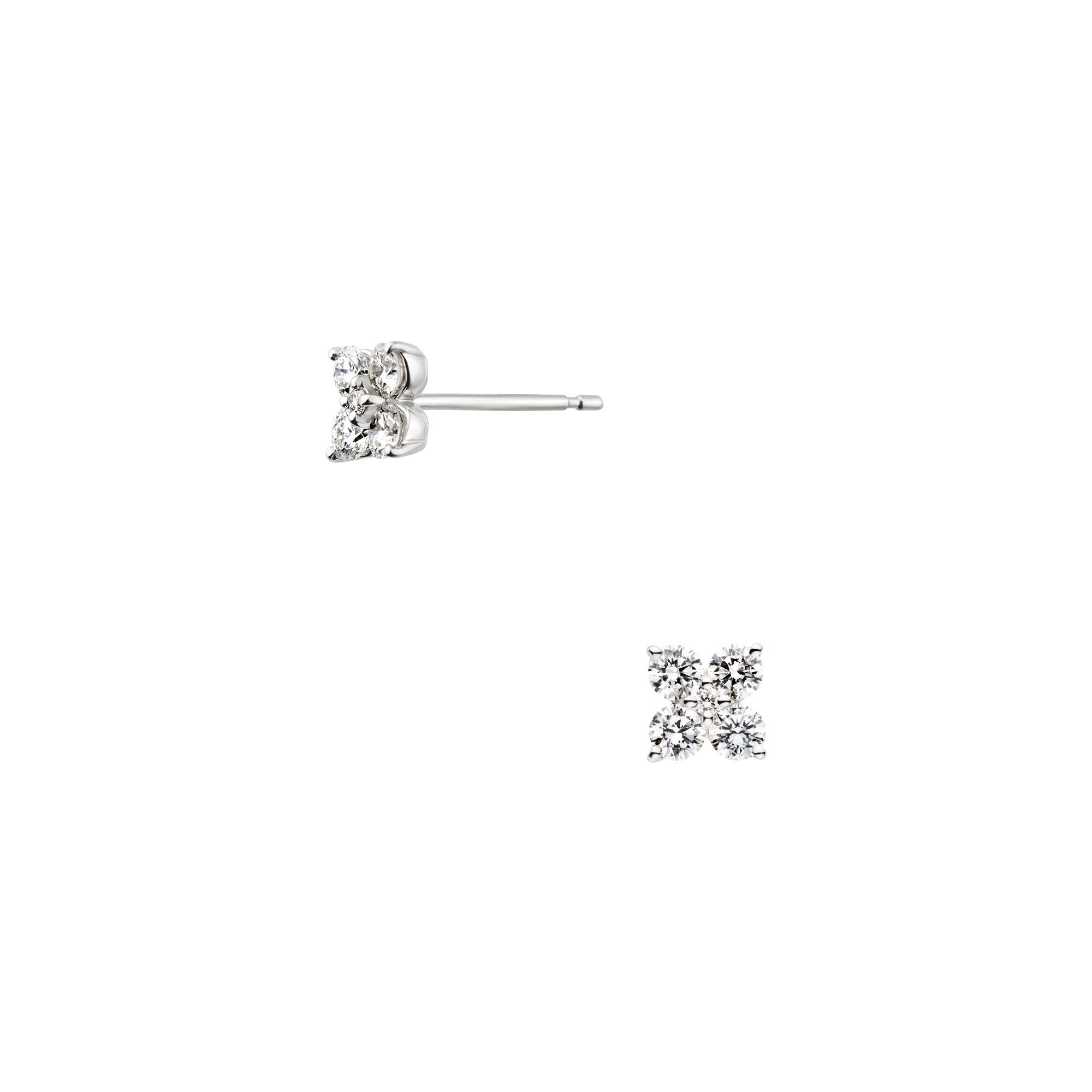 ダイヤモンド カローラ ピアス